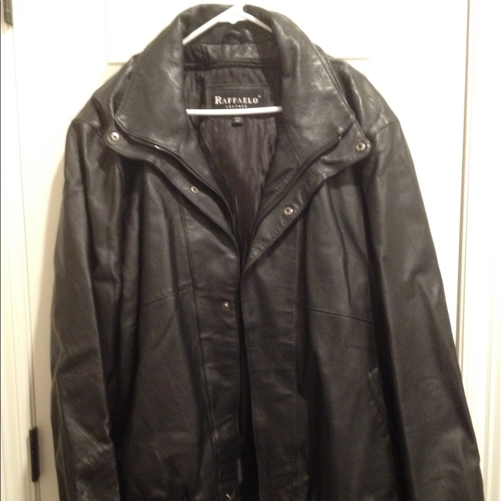Men’s Raffaelo Leather Coat